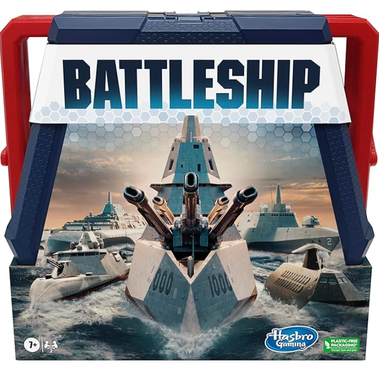 Hasbro Gaming Battleship Classic Board Game, Strategy Game for Kids Ages 7 and Up, Fun Kids Game for 2 Players