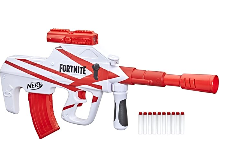Nerf Fortnite B-AR - Lanzador de dardos motorizado, Fortnite Converge Wrap